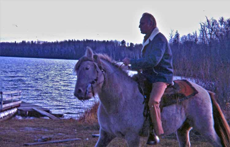 daddy on horse